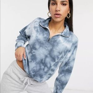 American Eagle  sweatshirt in  multi blue light